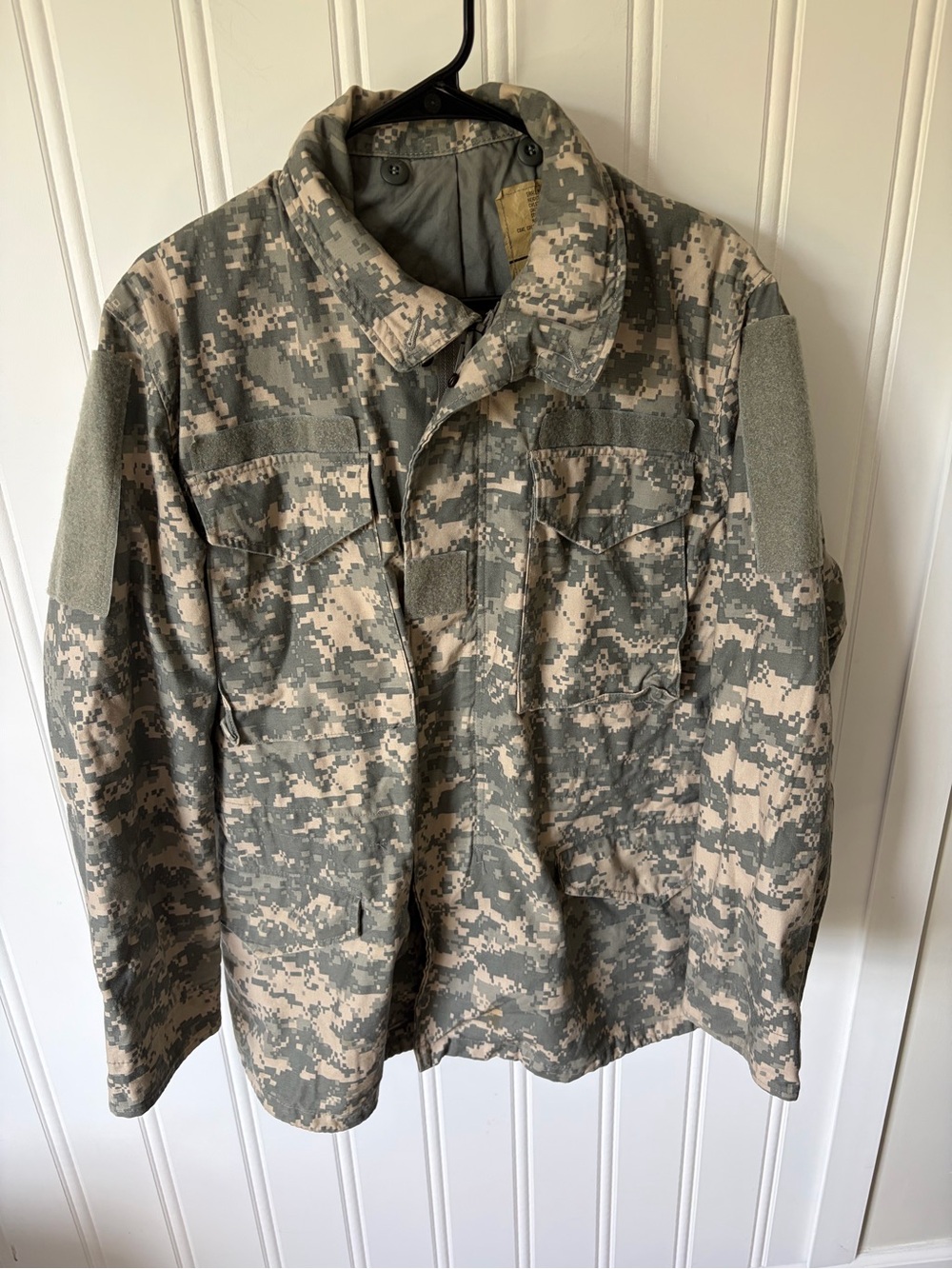 US Army M-65 Cold Weather Field Jacket ACU Digital Camo UCP Small Regular